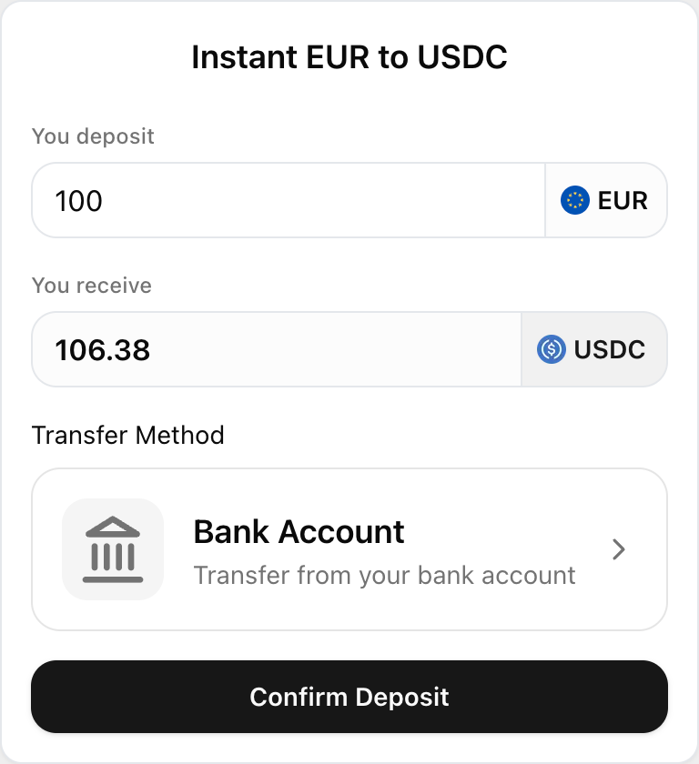 Deposit Funds